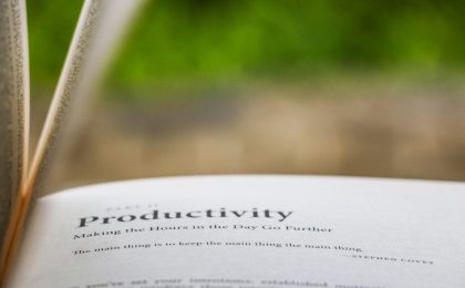 Book with Productivity in the title