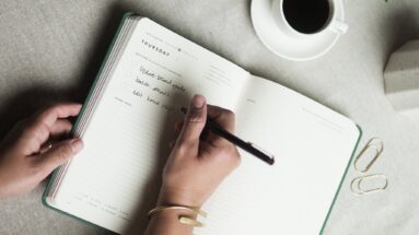 Are "to-do" lists effective? Here is a photo of someone writing their Big 3 in the Full Focus Planner.